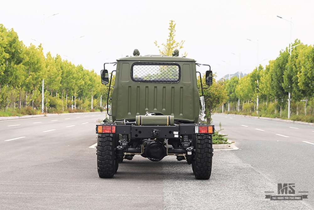 Chassi Dongfeng Six Drive EQ2082 de 170 hp_EQ2082 Chassi de caminhão off-road_240 Veículo de transporte_6 × 6 pontas de caminhão 25Y para exportação de chassi especial