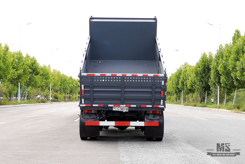 Caminhão basculante Dongfeng 6*6 de 260hp _BobCat com tração de seis rodas e fileira única de caminhão basculante de cabeça plana Caminhões de mineração Factory_Export Veículo especial