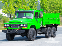 6X6 Dongfeng Turquesa EQ2082 Caminhões de cabine única 6WD Caminhões off-road