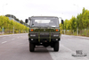 190hp Exército Verde Dongfeng EQ2102 Chassis com tração em seis rodas_6 × 6 EQ246 153 Cabine de fileira dupla Off Road Chassis_Dongfeng Exportar chassi de veículo para fins especiais