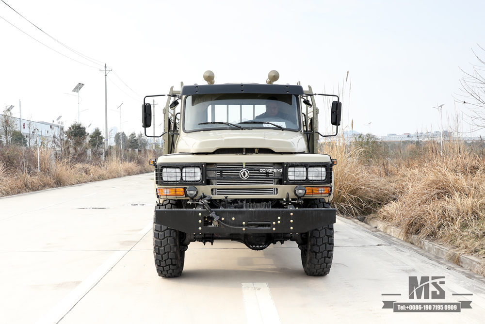 Tração nas seis rodas EQ2082 Dongfeng EQ2082 _6 × 6 170 hp Caminhão especial off-road de cabeça pontiaguda de fileira única_240 Veículo de transporte_Veículo especial de exportação