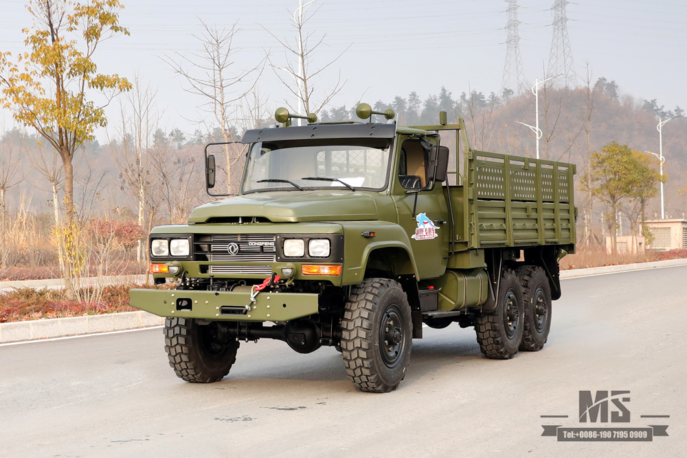 6 × 6 Dongfeng EQ2082 _170 hp EQ2082 Caminhão especial off-road de vidro duplo com tração nas seis rodas_240 Veículo de transporte_Veículo especial de exportação