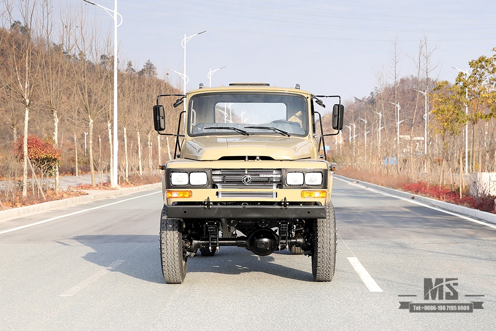 170hp Dongfeng Tração nas Quatro Rodas EQ1093 Chassis_EQ1093 Chassi de caminhão off-road pontiagudo_4 * 4 Modificação de chassi de caminhão Fabricante Exportação de chassi de veículo especial