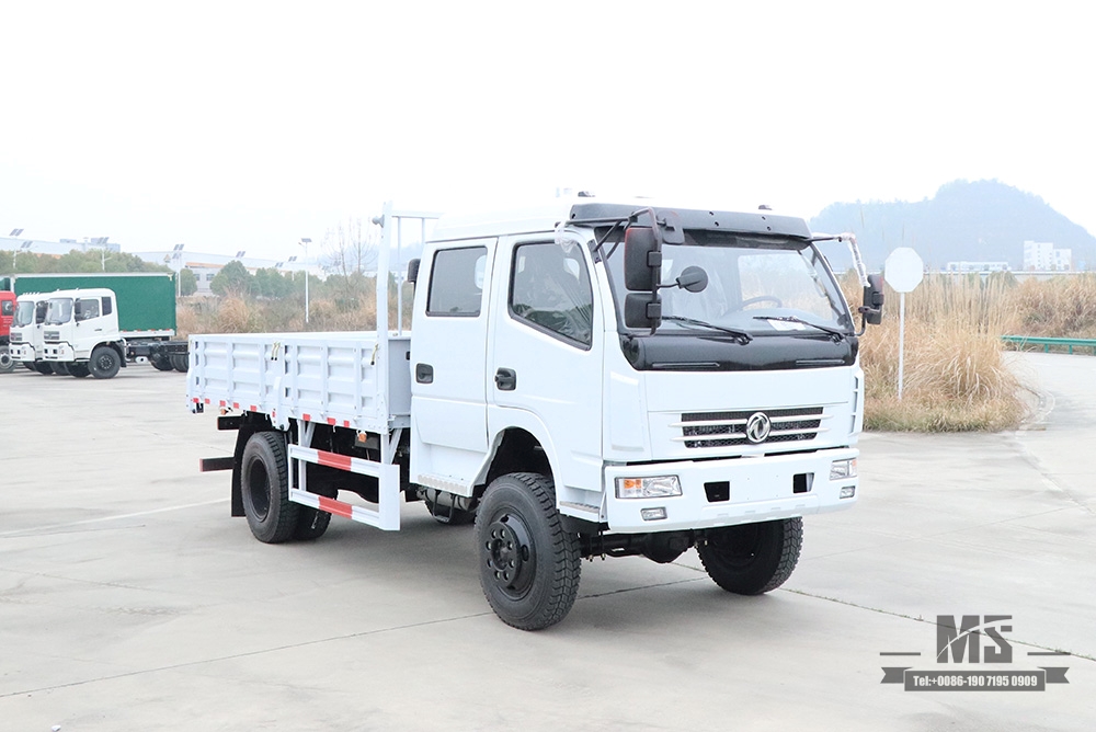 Caminhão leve com tração nas quatro rodas Dongfeng_Caminhão pequeno Cabine dupla personalizada 4 * 4 Veículo off-road_Caminhão Dongfeng para venda Veículo especial de exportação