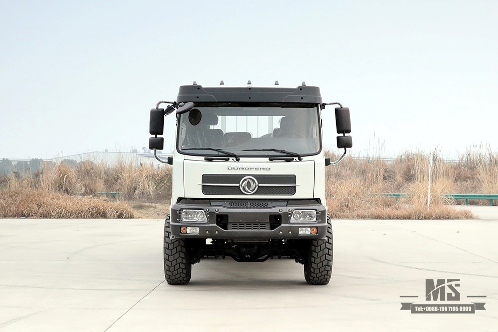 260hp Dongfeng caminhão fora de estrada com tração nas seis rodas para venda_6 * 6 fabricante de cobertura de chassi de caminhão de cabeça chata_Dongfeng exportar veículo especial