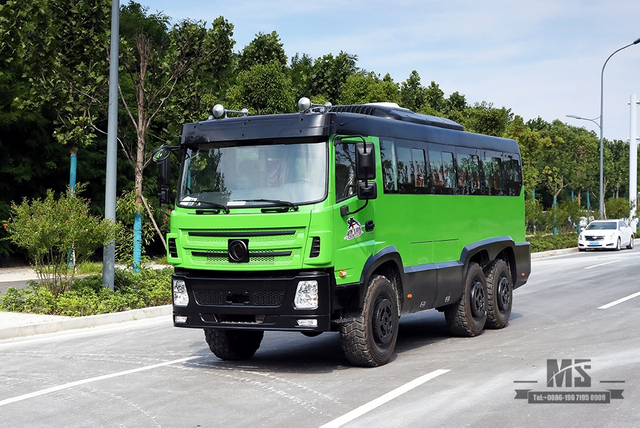 Ônibus Dongfeng Six Drive de 27 lugares Ônibus off-road_6 * 6 All-drive County Bus_260hp Veículo especial de exportação de ônibus modificado