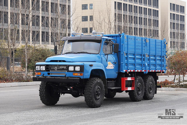 Caminhão basculante EQ2082 de 170 hp_Dongfeng com tração nas seis rodas EQ2082 caminhão basculante off-road_ Veículo de transporte 240_6 × 6 caminhões pontiagudos 25Y veículo especial de exportação