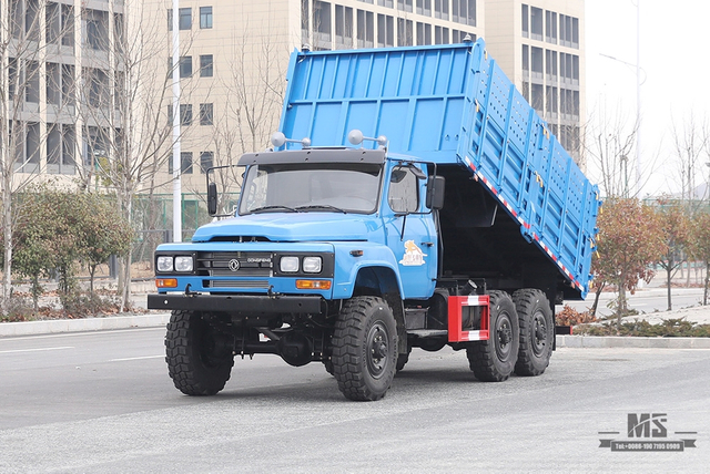 Caminhão basculante EQ2082 com tração nas seis rodas Dongfeng_170 hp EQ2082 caminhão basculante off-road_ 240 Veículo de transporte_6 × 6 caminhões pontiagudos 25Y veículo especial de exportação