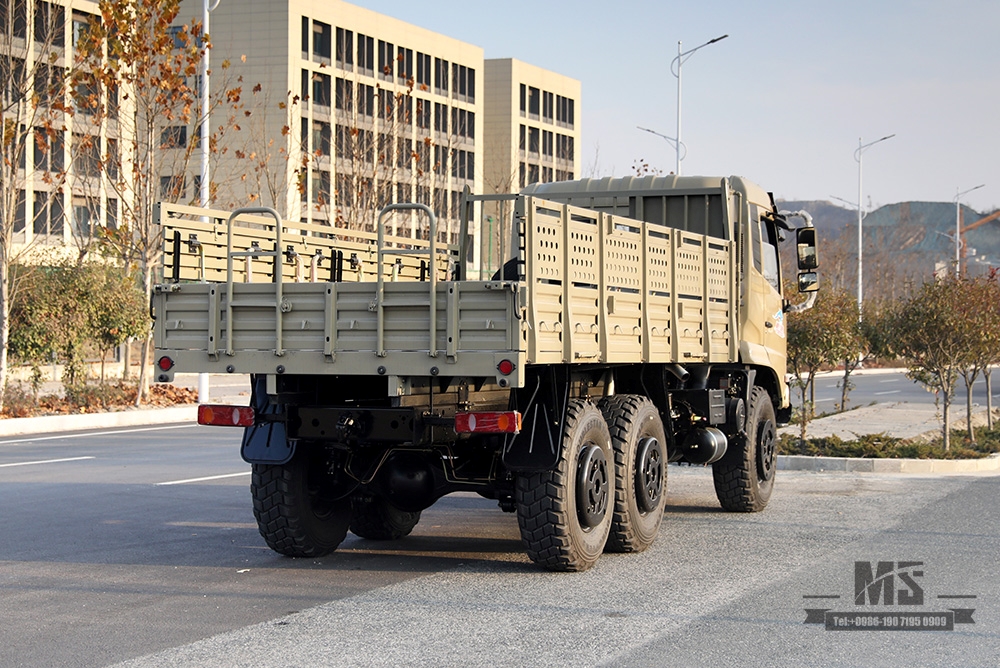 Caminhão off-road com tração nas seis rodas Dongfeng 210 HP_6 × 6 3.5T Caminhão especial_Tração nas quatro rodas Caminhão de transporte de caminhão 10T de três eixos personalizado_Exportar veículo especial