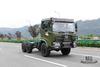 Chassi de tração nas seis rodas Dongfeng 210hp para venda_6 * 6 Exército Verde Flathead Head Truck Chassis Coversion Fabricante_Dongfeng Exportar chassi de veículo especial