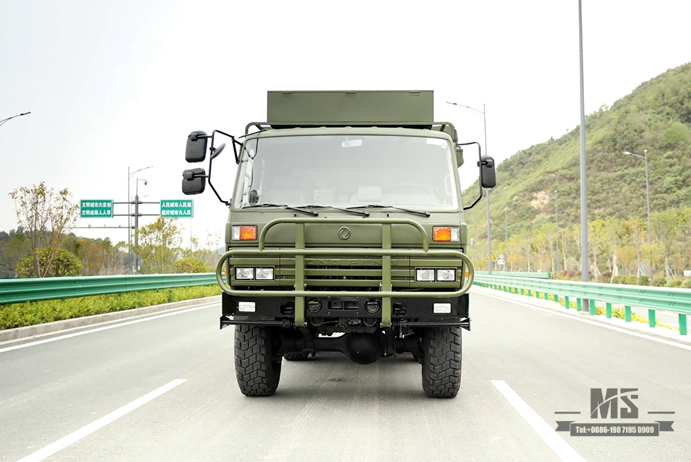 EQ2102 Dongfeng Caminhão com caixa de tração de seis rodas_ 6 × 6 Um caminhão e meio 153 com cabine Van Caminhão de transporte_Dongfeng AWD Exportação Veículo para fins especiais