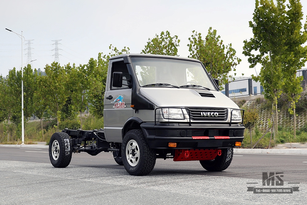 PRATA 113hp Iveco 4*4 Chassis_Four Wheel Drive Chassis pequeno Iveco Short Head Chassis_4WD Exportação chassi de veículo especial 