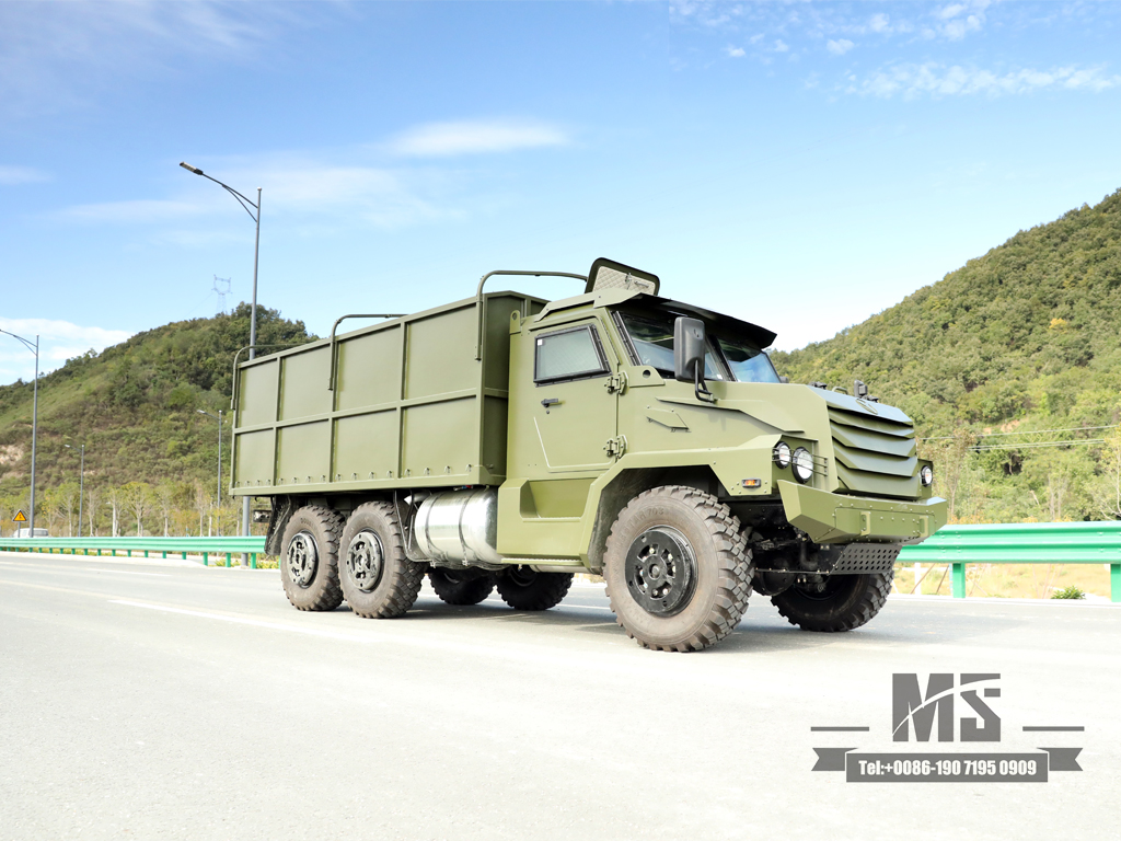 Caminhão de transporte de proteção com tração nas seis rodas | camião de carga | Caminhão de carga chinês.