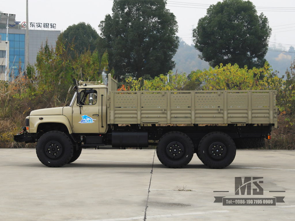 6*6 Dongfeng EQ2100 Truck_6*6 Caminhão de cabeça pontiaguda com tração nas seis rodas Off Road Truck_Export Special Vehicle