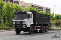 336hp Dongfeng Caminhão basculante com tração de seis rodas_6 * 6 Traseiro oito rodas Heavy Duty Tipper Truck Coversion Fabricante_Dongfeng 6WD Veículo especial de exportação