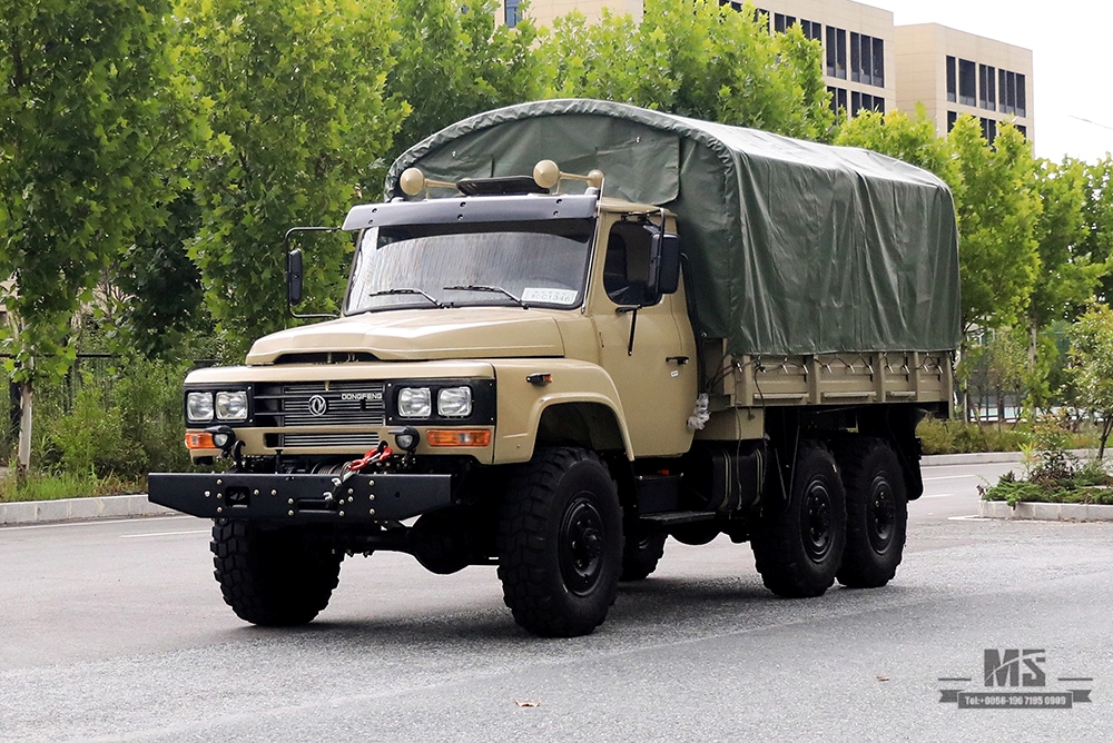 6 × 6 Dongfeng Camel Grey EQ2082 _170 hp EQ2082 Caminhão especial off-road com tração nas seis rodas_240 Veículo de transporte_Veículo especial de exportação