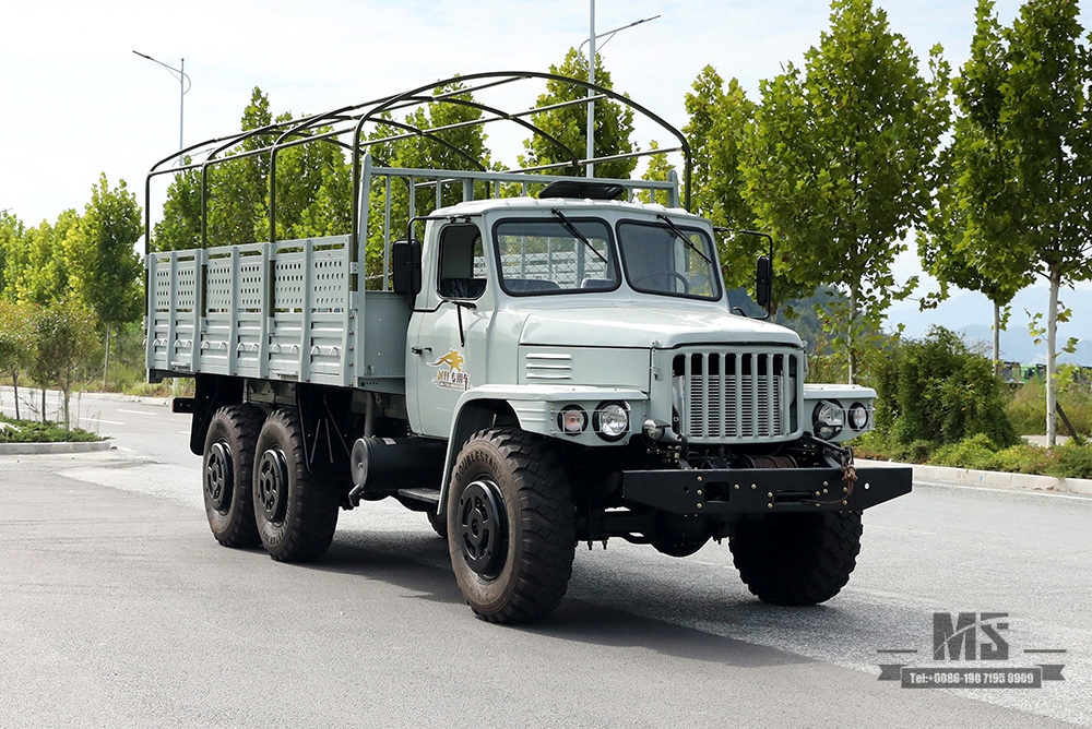 Dongfeng EQ2100 Caminhão Off Road com tração em seis rodas_6 * 6 3.5T Cabeça pontiaguda Caminhão de carga de fileira única Caminhão de transporte para venda_Exportação de veículo especial