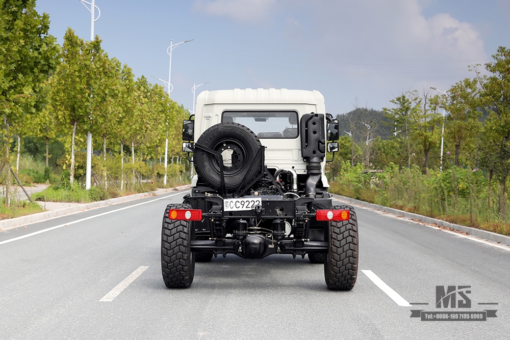 Chassi de caminhão de carga com tração nas quatro rodas Dongfeng_4*4 Novo chassi de caminhão off-road de cabine_Chassi de veículo para fins especiais de exportação de caminhão de longa distância