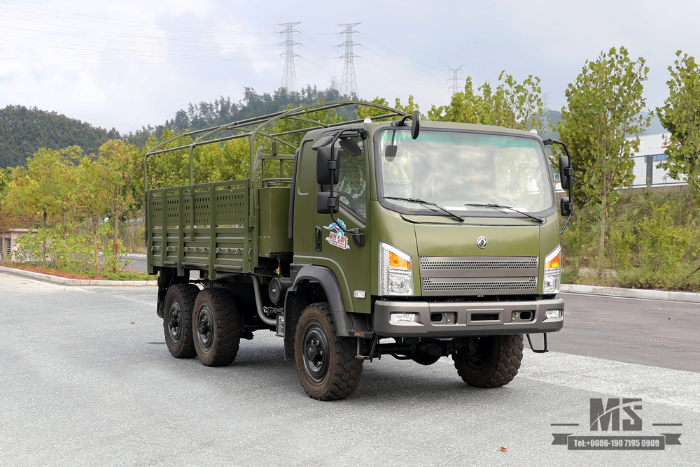 Flathead EQ240 Dongfeng 6WD Caminhão off-road_EQ2082 Fábrica de caminhões de carga diesel_Dongfeng 6x6 Caminhão off-road civil com tração nas quatro rodas para venda_Exportar veículo especial