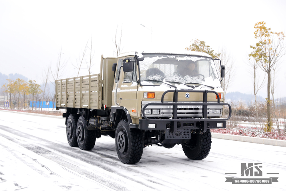 6 × 6 EQ2102 Dongfeng Caminhão Off Road_ Seis Rodas com Tração e Meio 153 Caminhão de Transporte de Cabine_Dongfeng AWD Exportação Veículo para Fins Especiais