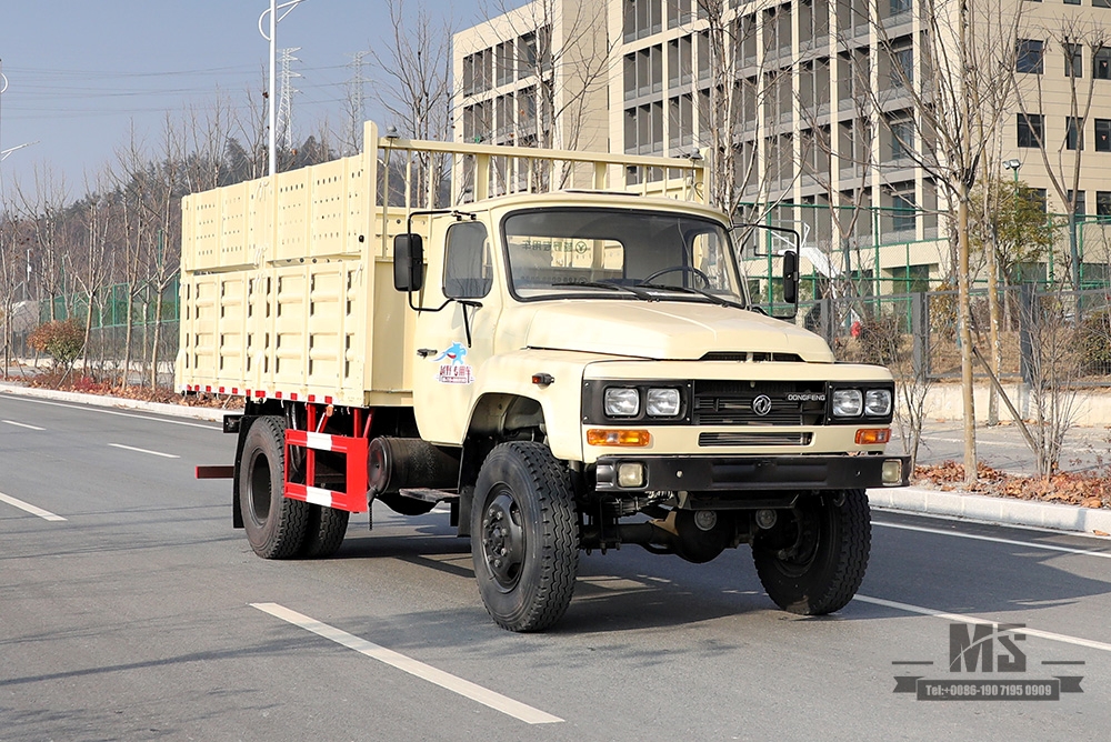 Caminhão EQ1093 com tração nas quatro rodas Dongfeng 170hp_ 4 * 4 Cabeça longa com cabine de fileira única Fabricante de modificação de caminhão off-road_Dongfeng 4WD Caminhão para exportação de caminhão para fins especiais