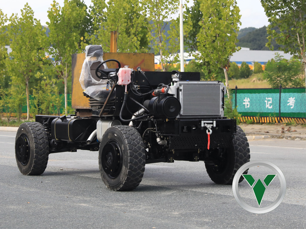 Chassi 4x4 de 8 toneladas com suspeita dianteira independente | Capacidade off-road incomparável e conforto de passeio