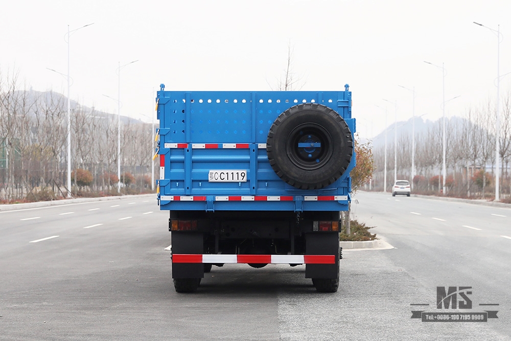 Caminhão basculante EQ2082 com tração nas seis rodas de 170 hp_Dongfeng 6WD EQ2082 Caminhão basculante_Pointed 240 Transport Vehicle_6 × 6 25Y Truck Export Special Vehicle