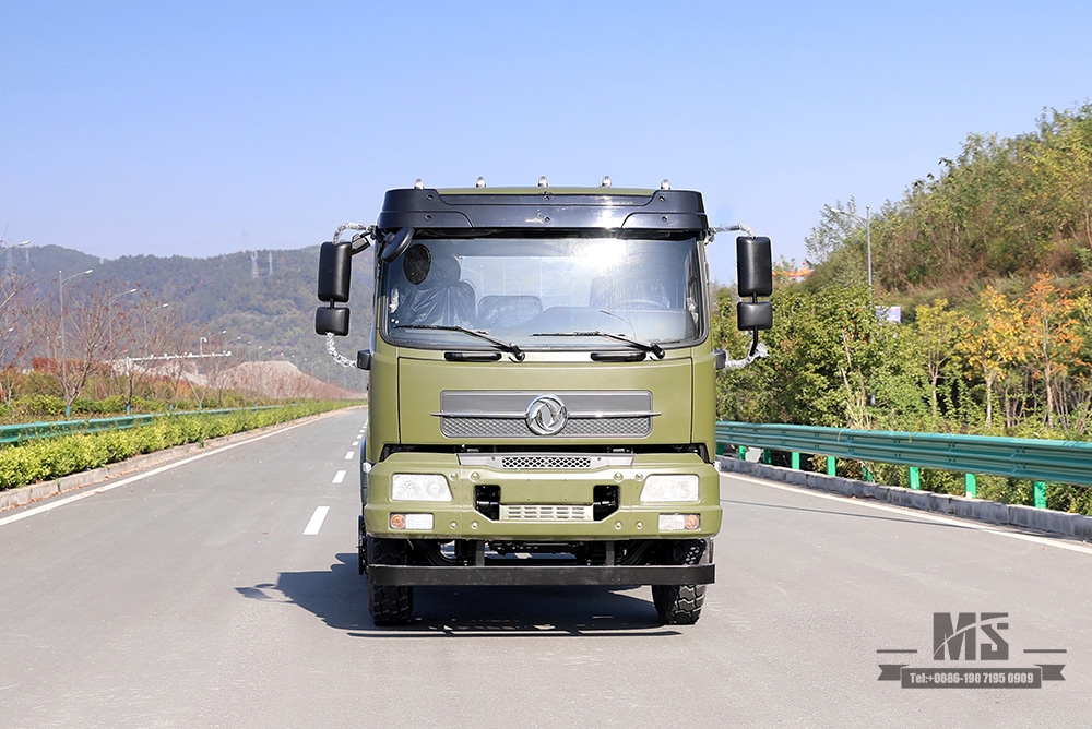 210hp Dongfeng 6*4 Caminhão Tanque Chassis_Dongfeng 6x4 Off Road Chassis_Flathead One-and-a-half Export Special Vehicle Chassis