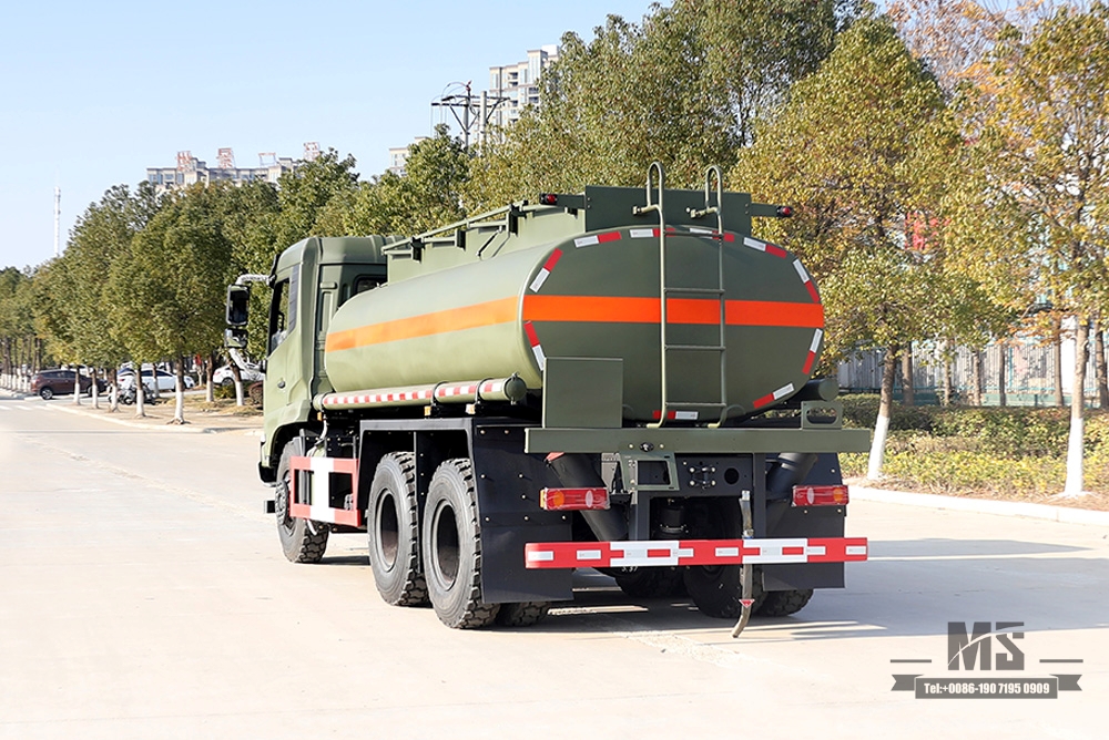 10m³ Feul Tanker 210hp Dongfeng Tanker Truck_6*4 Cab Oil Tanker for Sale_6×4 Tanker Truck Export Special Vehicle