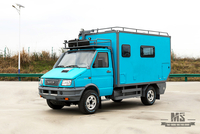 Iveco RV Veículo de escritório móvel com tração nas quatro rodas_4WD Caravana de turismo off-road para venda_4 * 4 Escritório ao ar livre Veículo especial de exportação de RV personalizado 