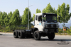 Chassi off-road com tração nas seis rodas Dongfeng 266 HP_6 × 6 Flathead Row Half Special Chassis_ Tração nas quatro rodas Chassi de caminhão de transporte de três eixos 7T / 13T / 13T_Exportação de veículo especial