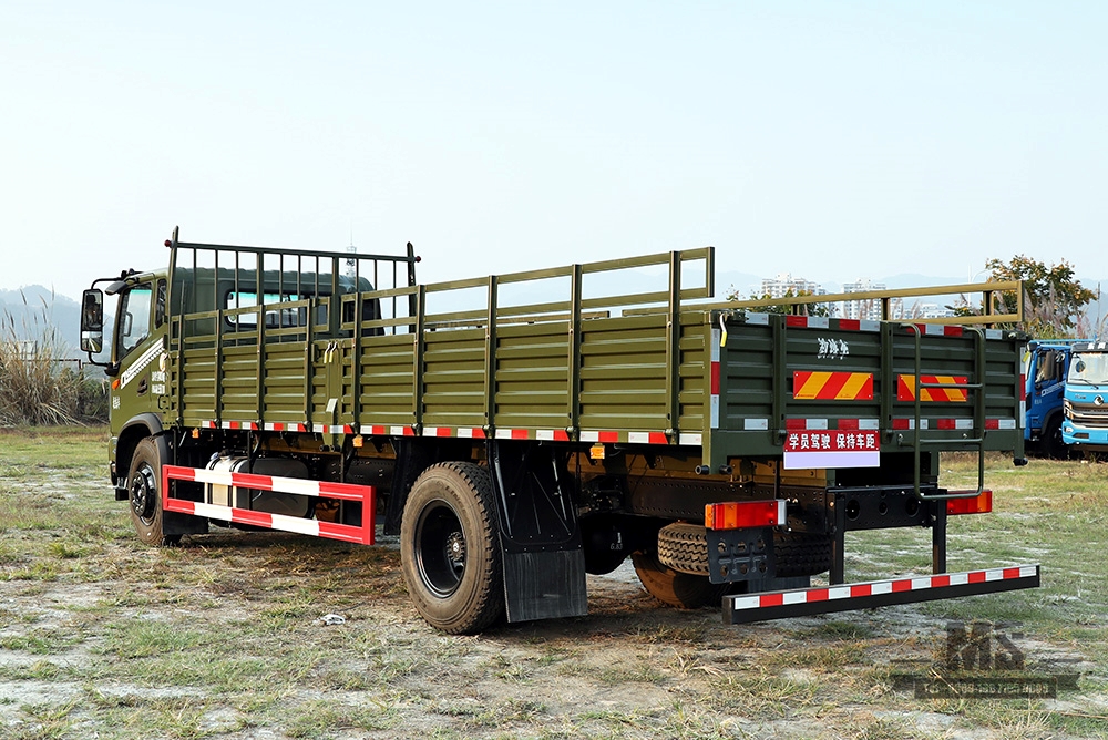 4 * 2 Dongfeng Flat-bed de uma fileira e meia DV3 Premium Edition Coach_4 × 2 9m Flat-bed A2 Training Truck_Driving School Practice Exam Veículo especial Exportação de veículo especial 