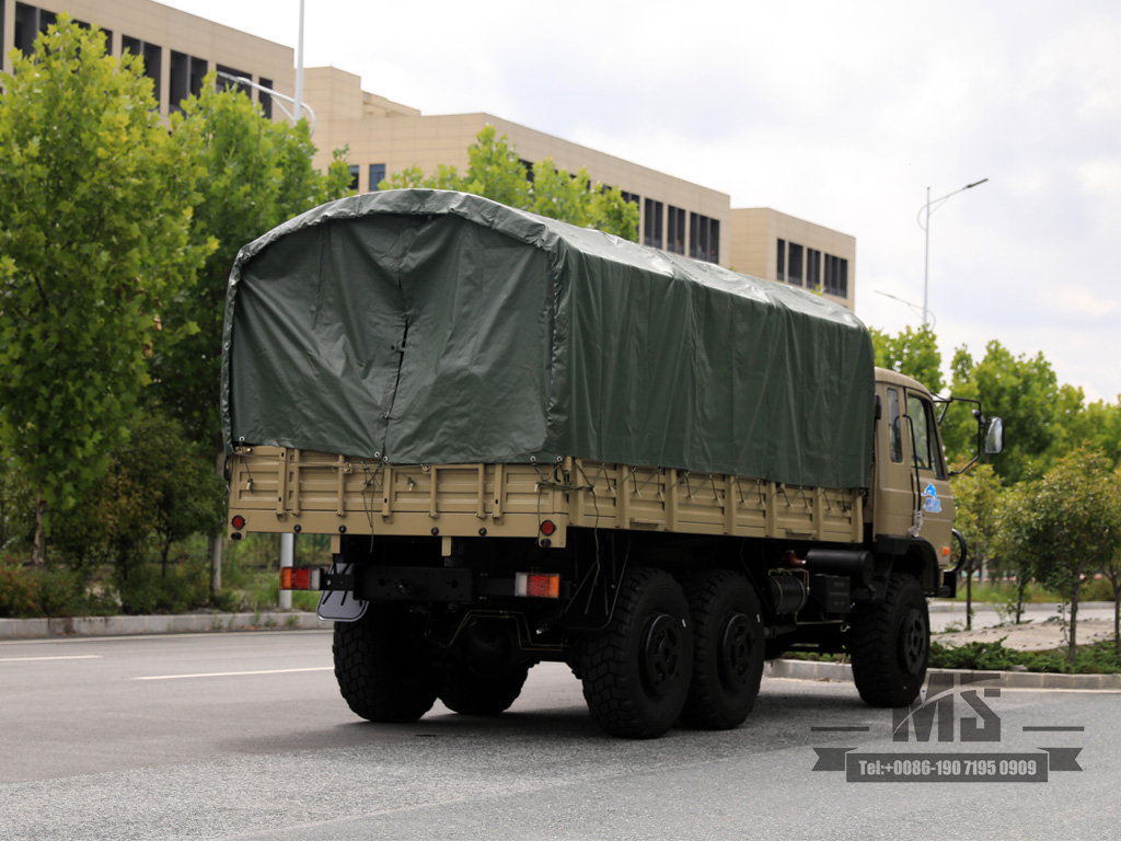 DONGFENG SHETLECH DRILHA DE CAMELO DE CAMELO EQ2102 CAMINHOR OFF-ROAD Made in China 190 HP Camelo Camel Gray Caminhão com postes de lona