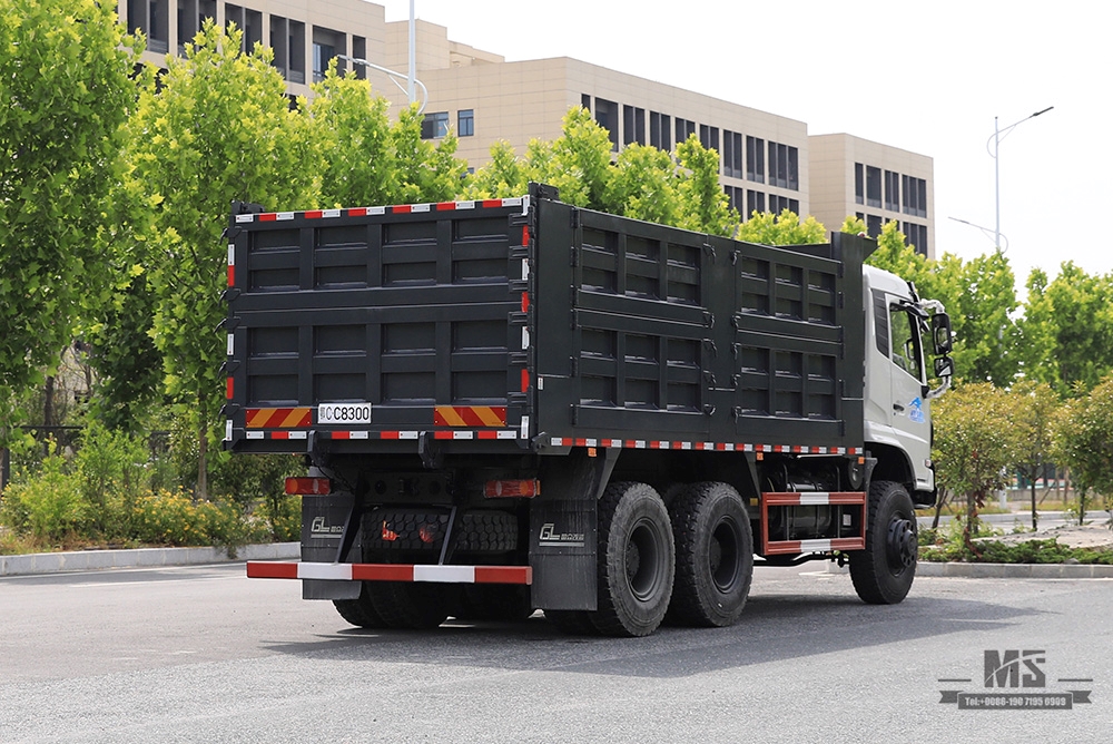 336hp Dongfeng Caminhão basculante com tração de seis rodas_6 * 6 Traseiro oito rodas Heavy Duty Tipper Truck Coversion Fabricante_Dongfeng 6WD Veículo especial de exportação