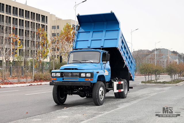 Caminhão basculante com tração nas quatro rodas Dongfeng _ 4WD 170hp Caminhão basculante off-road de cabeça longa _ 4*4 Exportação de veículo para fins especiais