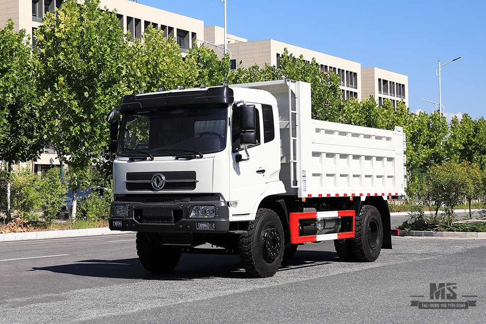 Caminhão basculante Dongfeng 4 × 2_ Flathead Head Row Half Mining Site Dump Truck_4 * 2 Veículo especial de exportação