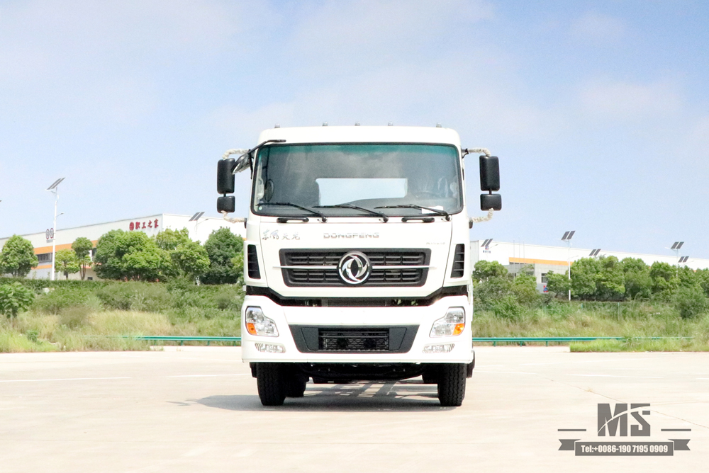 Chassi de caminhão especial Dongfeng 8 * 4_ Chassi de veículo comercial pesado Dongfeng de quatro eixos de 30 toneladas_ Exportar personalização e modificação de chassi para fins especiais