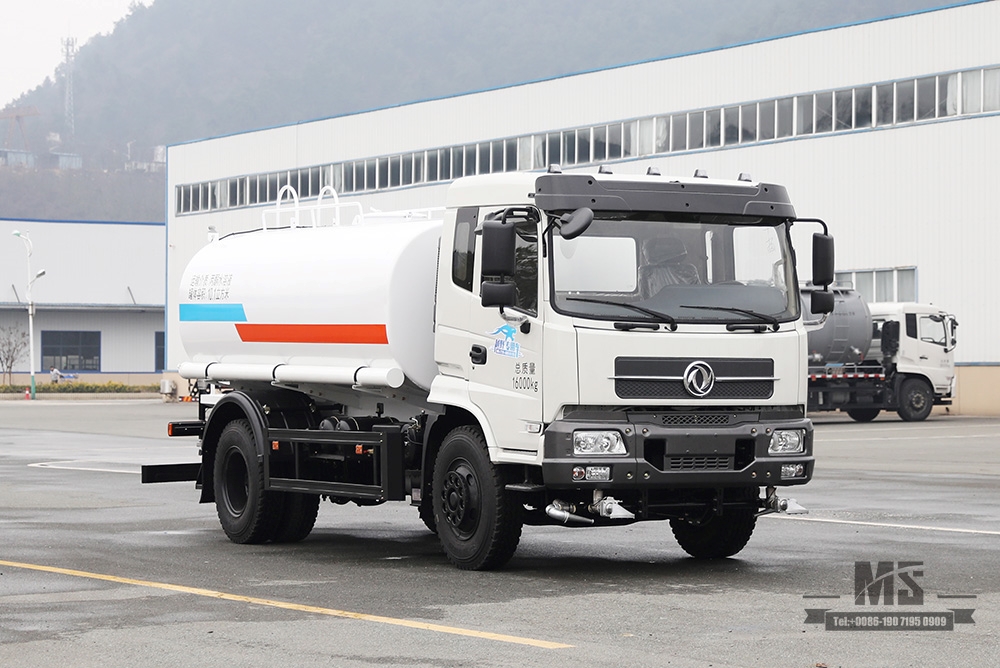 Dongfeng 4*2 Caminhão de aspersão de greening _Dongfeng 210 HP Caminhão de aspersão de água de cabeça plana Veículo comercial_Caminhão-tanque de água Dongfeng para venda_Exportar caminhão especial