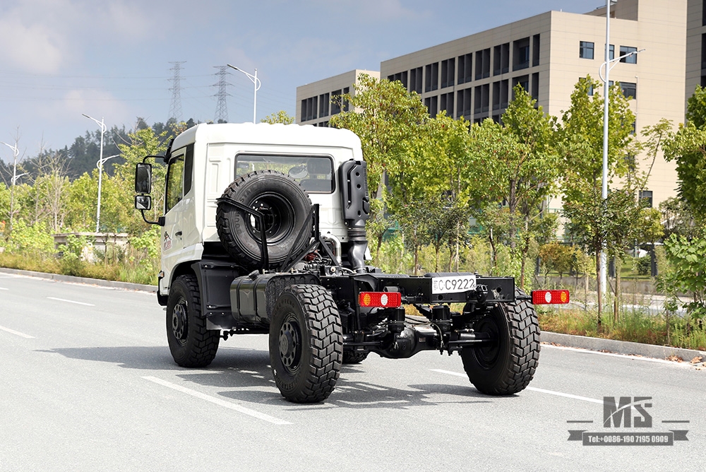 Chassi de caminhão de carga com tração nas quatro rodas Dongfeng_4*4 Novo chassi de caminhão off-road de cabine_Chassi de veículo para fins especiais de exportação de caminhão de longa distância