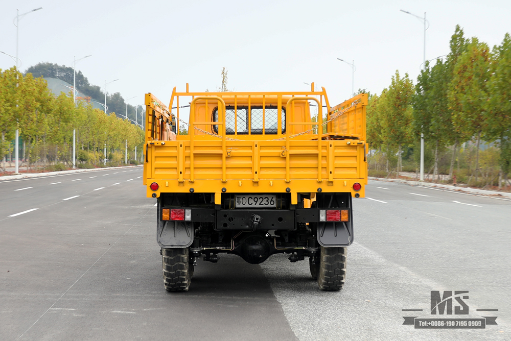 170 hp Dongfeng EQ2082 Caminhão pontiagudo_Six-wheel drive EQ2082 Caminhão off-road_Double Glass 240 Transport Vehicle_6×6 25Y Truck Export Special Vehicle