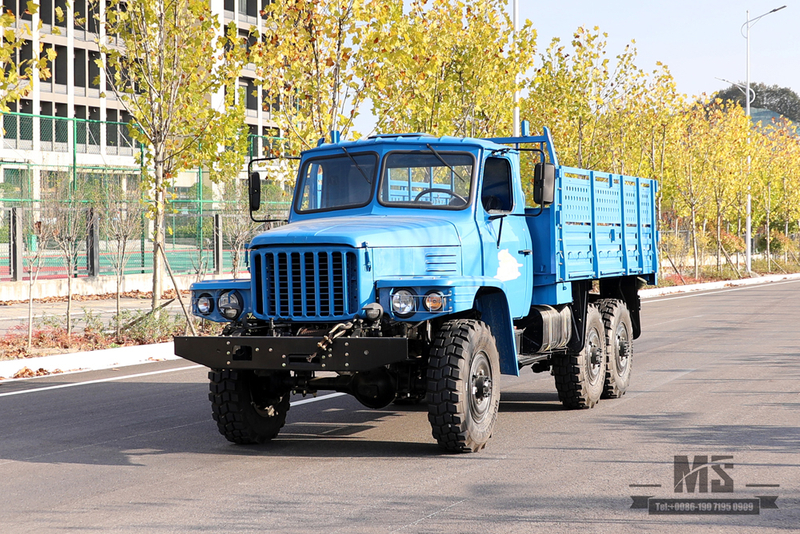 170 hp EQ2082_Dongfeng com tração de seis rodas EQ2082 caminhão especial off-road_Veículo de transporte de vidro duplo 240_6 × 6 caminhões pontiagudos 25Y veículo especial de exportação