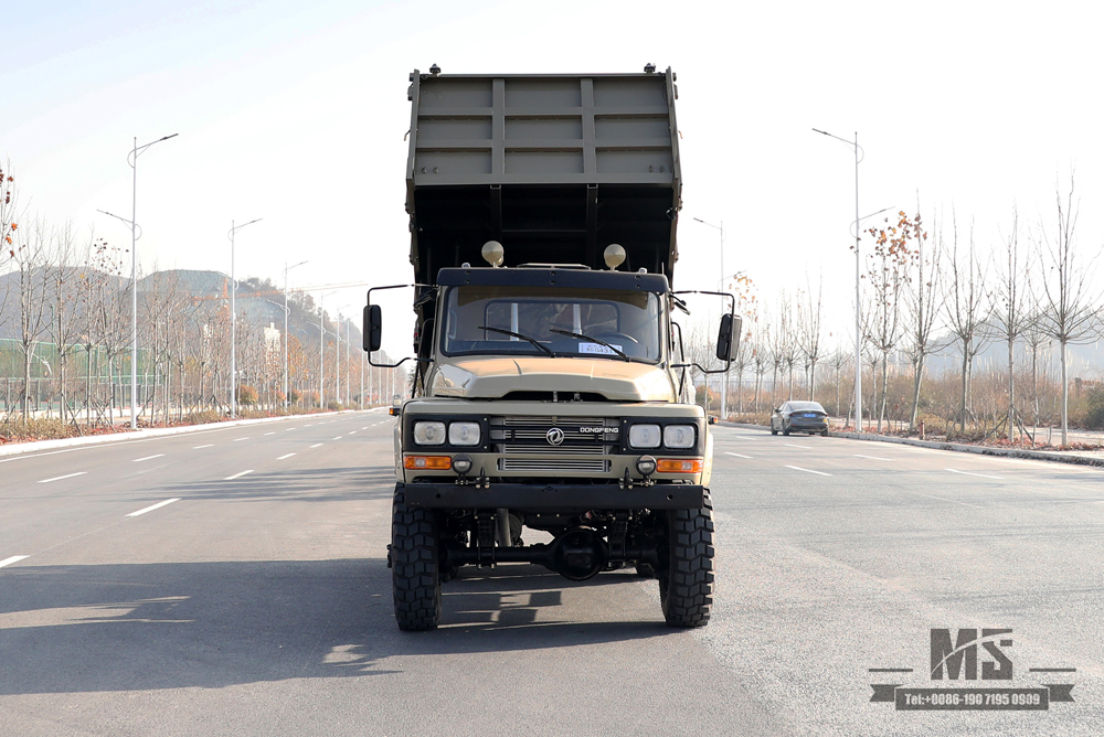 Caminhão off-road Dongfeng 6 * 6 EQ240_China Second Automobile Group clássico EQ2082 apontou Truck_Configuração de caminhão com tração nas seis rodas e 170 cavalos de potência