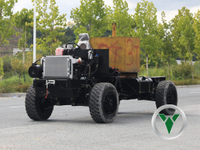 Chassi 4x4 de 8 toneladas com suspeita dianteira independente | Capacidade off-road incomparável e conforto de passeio