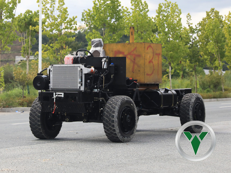 Chassi 4x4 de 8 toneladas com suspeita dianteira independente | Capacidade off-road incomparável e conforto de passeio