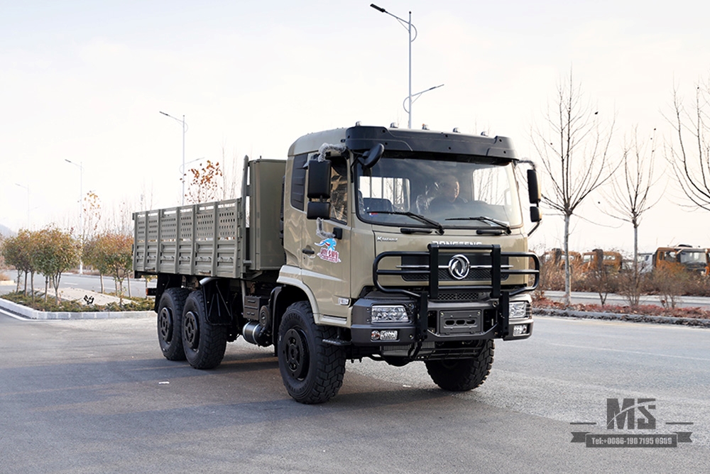 Caminhão off-road com tração nas seis rodas Dongfeng 210 HP_6 × 6 3.5T Caminhão especial_Tração nas quatro rodas Caminhão de transporte de caminhão 10T de três eixos personalizado_Exportar veículo especial