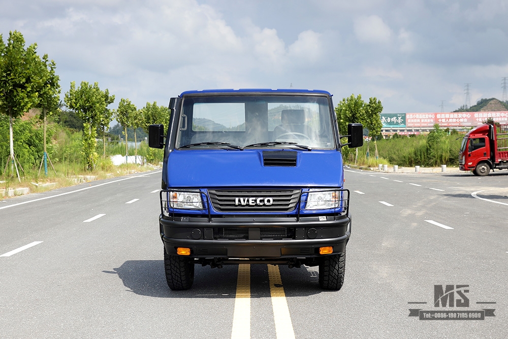 Chassi de quatro rodas iveco 113hp_4*4 chassi pequeno iveco chassi de cabeça curta _4wd exportação chassi de veículo especial personalizado