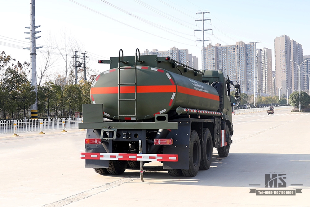 10m³ Feul Tanker 210hp Dongfeng Tanker Truck_6*4 Cab Oil Tanker for Sale_6×4 Tanker Truck Export Special Vehicle