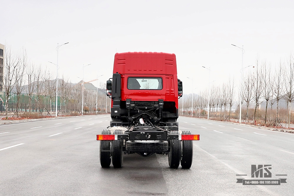 Dongfeng 4 * 2 Chassi de caminhão off road de 290 HP_4 × 2 Cabeça chata com teto alto, cabine dupla, fabricante de conversão de chassi de caminhão de carga _Exportar chassi para fins especiais