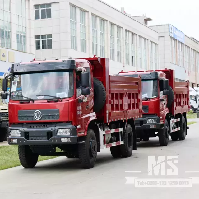 Caminhão basculante diesel 4X2 de 18 toneladas (210 HP) | Veículo Dongfeng vendido e enviado