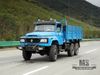 170 hp dongfeng EQ2082_SIX Drive da roda de tração Off-Road Special Truck_double Glass Single Row 240 Transport Vehicle_6 × 6 Caminhão de 25 anos pontiagudo